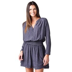 Rails Women Jasmine Midnight Stars Grey Print Mini Dress XS